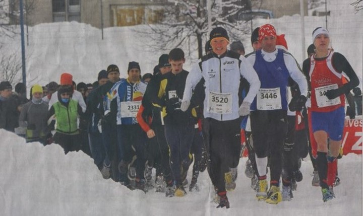 Triathlet Maik Petzold vom Bautzener LV Rot-Weiß 90 wird Zweiter beim Silvesterlauf